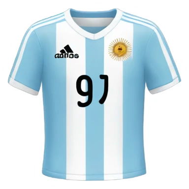 Argentina soccer jersey sticker