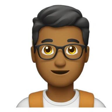 reader in a library sticker