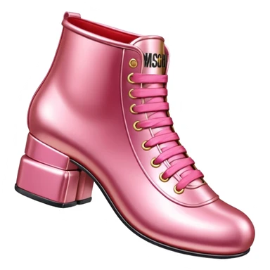 Moschino style spam can shoe sculpture  sticker