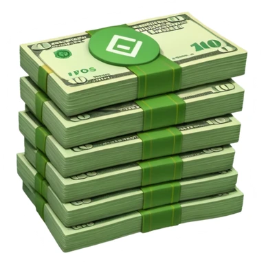 wifi money bill stack sticker