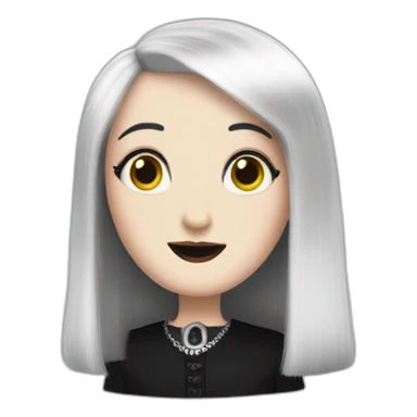 Hend addams family sticker
