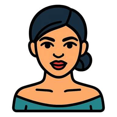 Kylie Jenner with a low bun sticker