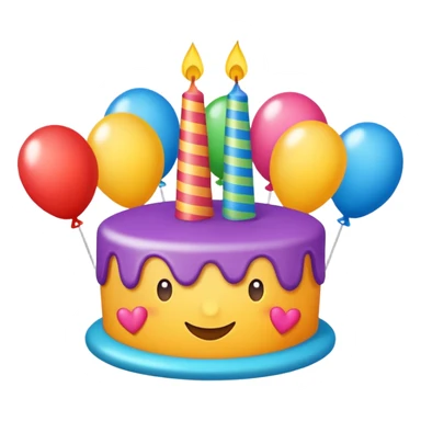 Happy birthday banner sticker