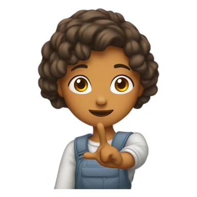 Fille qui dab sticker