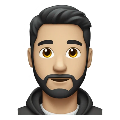 white man with macbook with black hair and light skin sticker