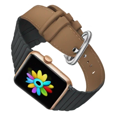 apple watch on the hand sticker
