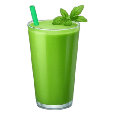 Green smoothie sticker