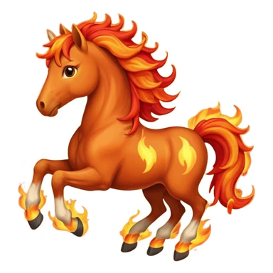 fire horse sticker