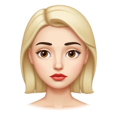 The Suspicious Neighbor – One eyebrow raised, lips pursed, slight side-eye as if investigating a crime. sticker