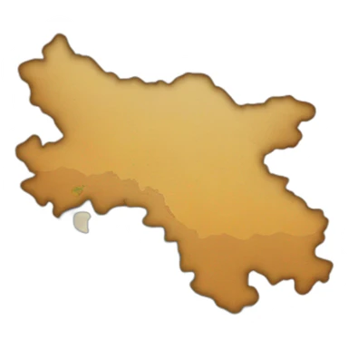 Kyrgyzstan map sticker