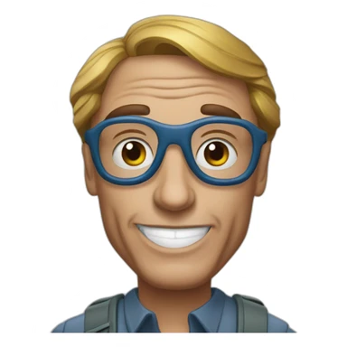 Bozo e Bolsonaro sticker