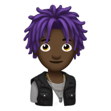 lil uzi vert emojie style sticker