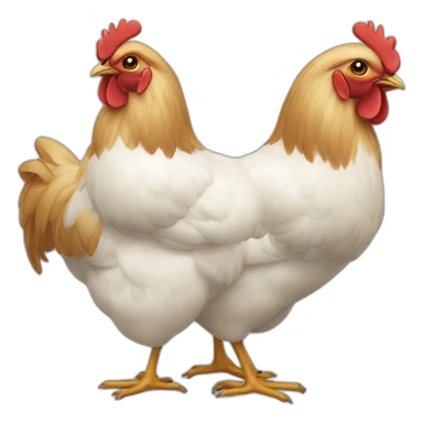 3 amis poules sticker
