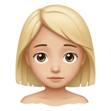 so like a sad face 🥺 and mix of this☺️ and this😔, like someone is sad because you ignore them but they have that cute face with watery but not watery eyes and you cant say no to them sticker