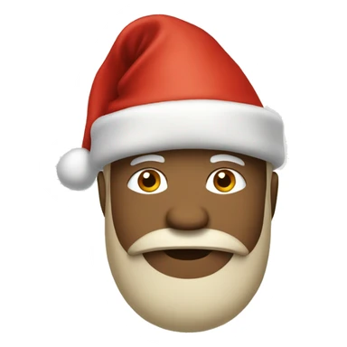 beige lisard wearing christmas hat sticker