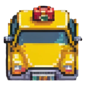 taxi cab airport transfer with luggage sticker