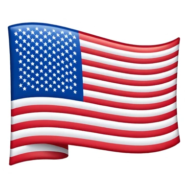 US flag sticker