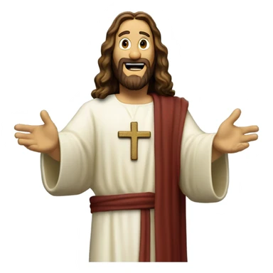 Buddy Christ from dogma  sticker
