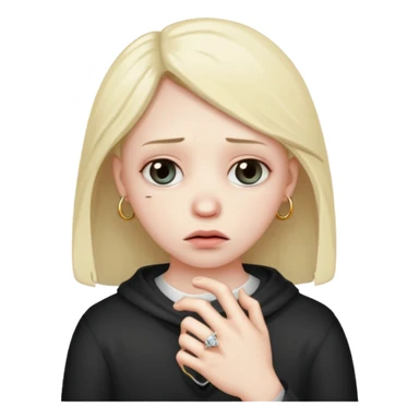  heart broken with ring sticker