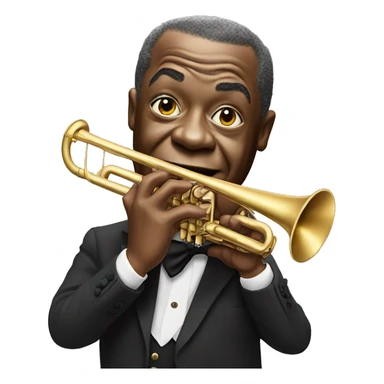 Louis armstrong sticker