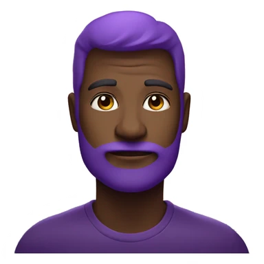 Purple sunset sticker