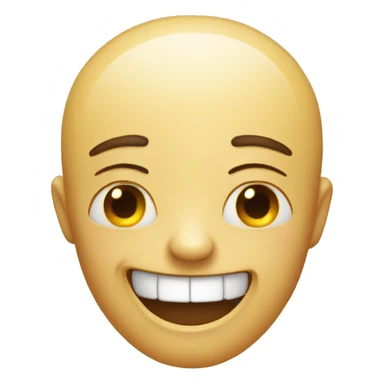 Emoji smiling in pain sticker