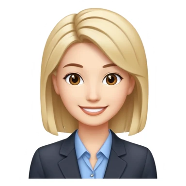 Me in my office outfit  sticker