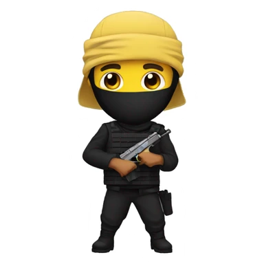 ninja with glock 19 sticker