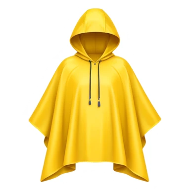 rain poncho cloth sticker
