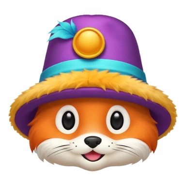 Живая шляпа  sticker