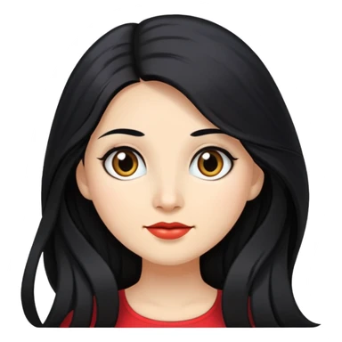 miss susana with long hair, and bolivian sticker