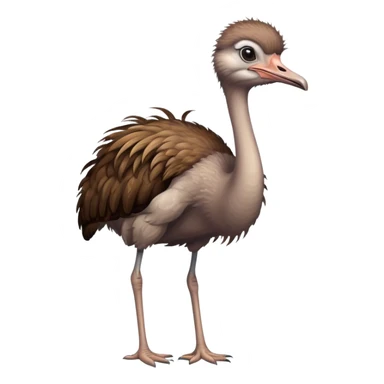 An african ostrich. sticker