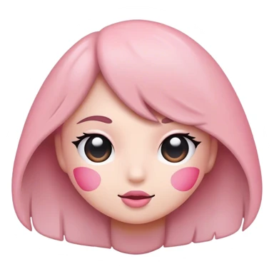 Grayish rosy pink sticker