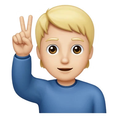 Someone waving their finger no sticker