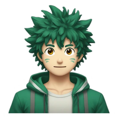 Izuku midorya sticker