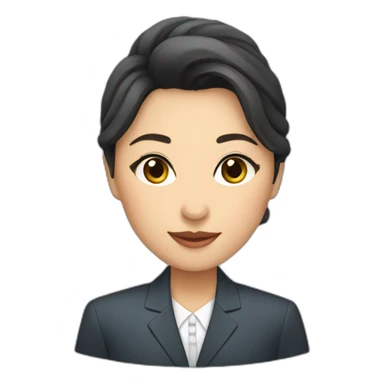 kazakh women in suit sticker