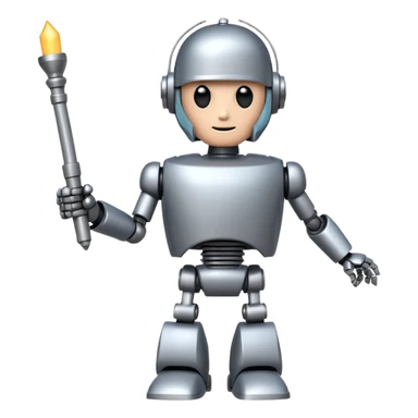 Robot Maestro Conductor sticker