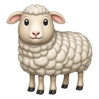 sheep standing sticker