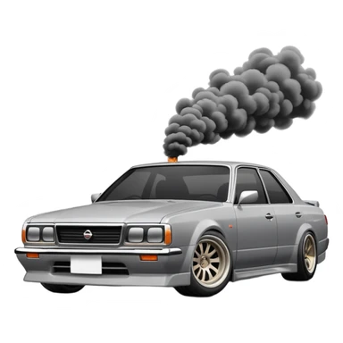 nissan laurel c34 drift sticker