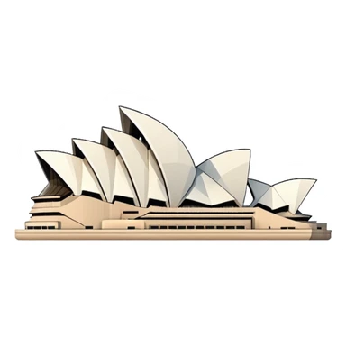sidney opera building sticker