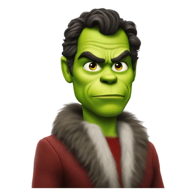 henry cavill as grinch sticker