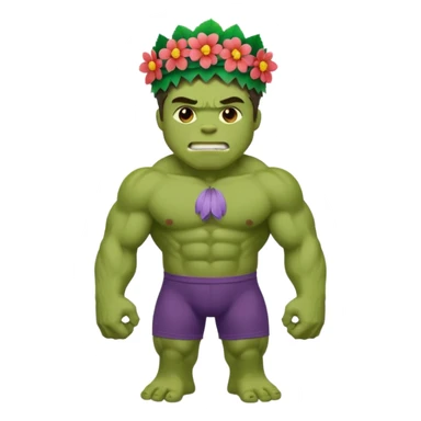 HULK DE FLOR sticker