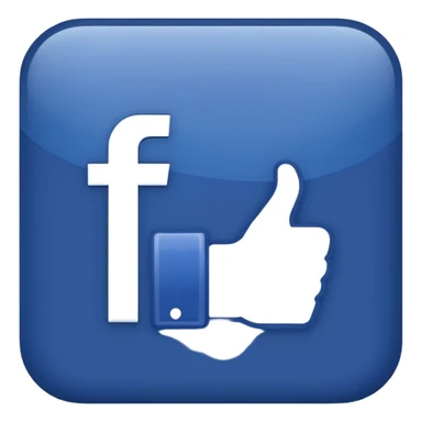 Facebook logo sticker