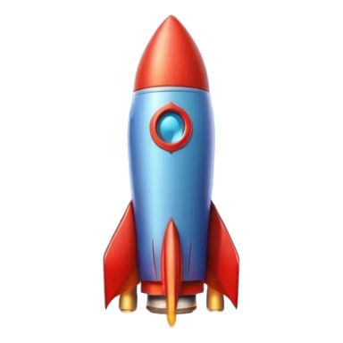 rocket launch sticker