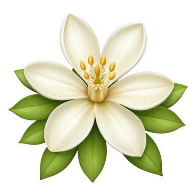 vanilla flower sticker