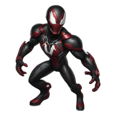Venom Symbiotic ironman sticker