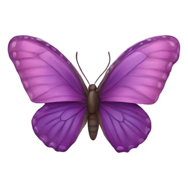 Butterfly purple and rose  sticker
