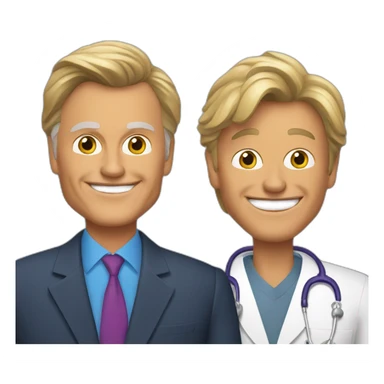 Pat Sajak and Dr Oz sticker