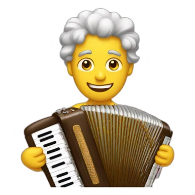 Accordéon sticker