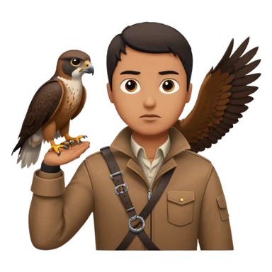 the falcon cannot hear the falconer sticker